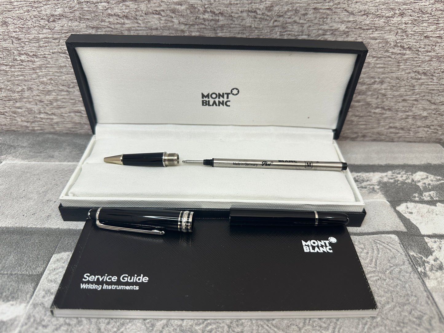 Pluma clásica MB tipo rollerball