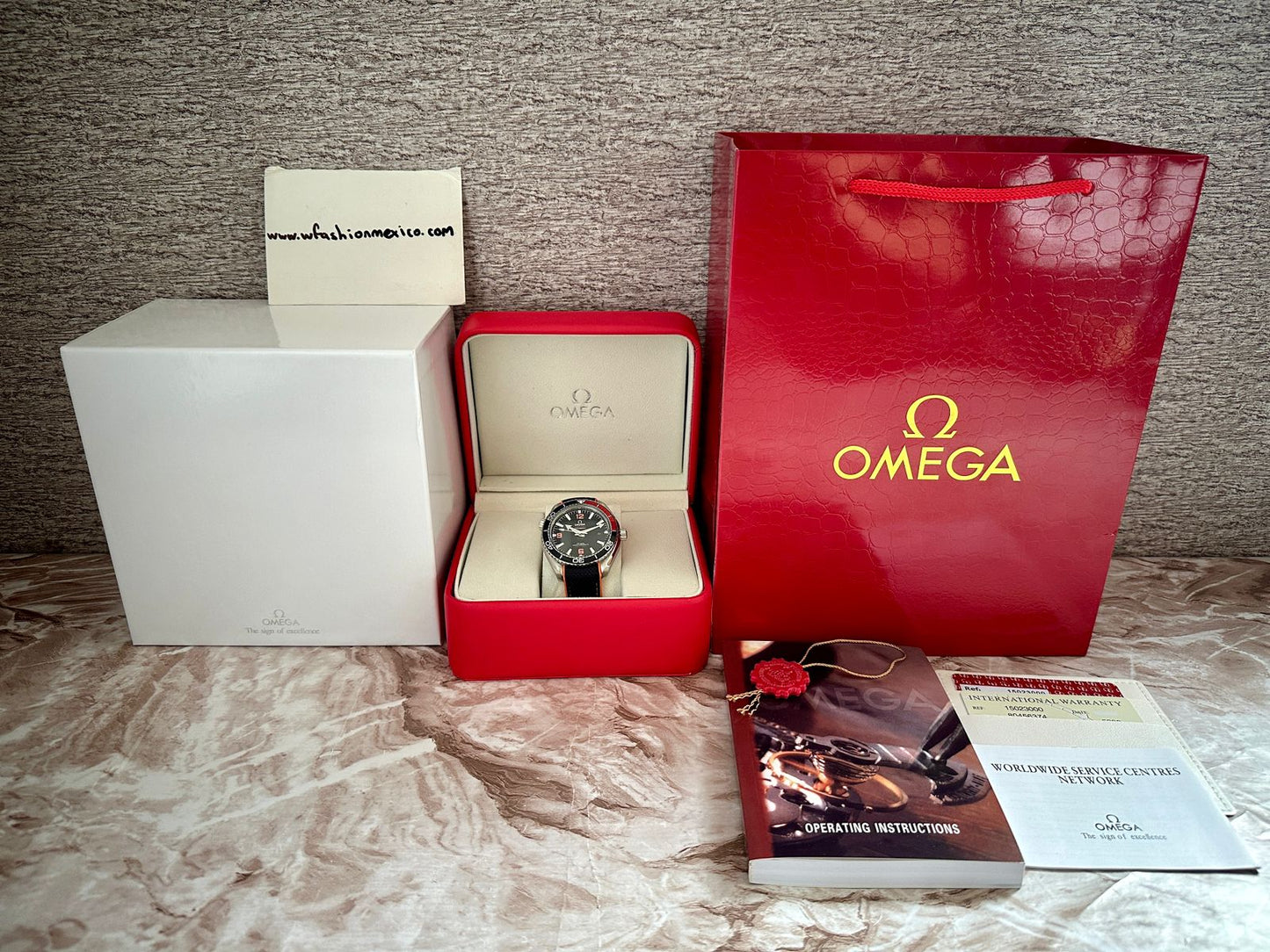 Reloj OM Planet Ocean AAA Automatico Correa de caucho