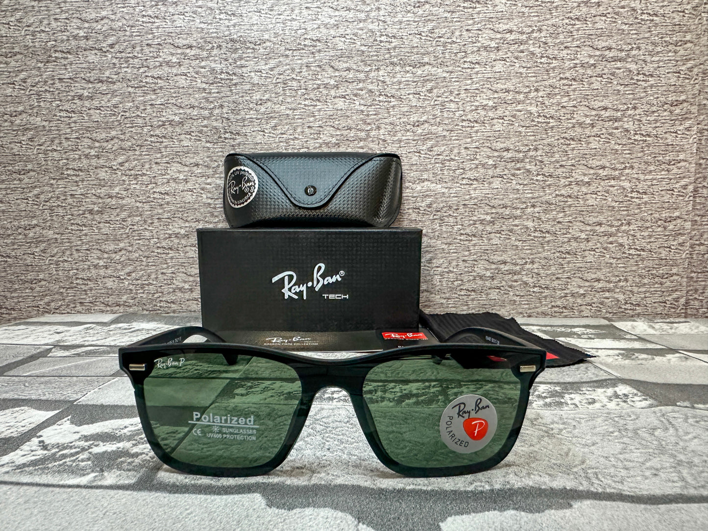 Lentes de sol Ray B. Verde polarizado
