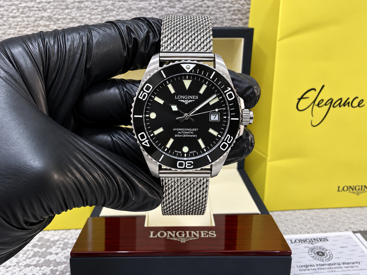 Reloj Long. Hydroconquest AAA, Automático, negro