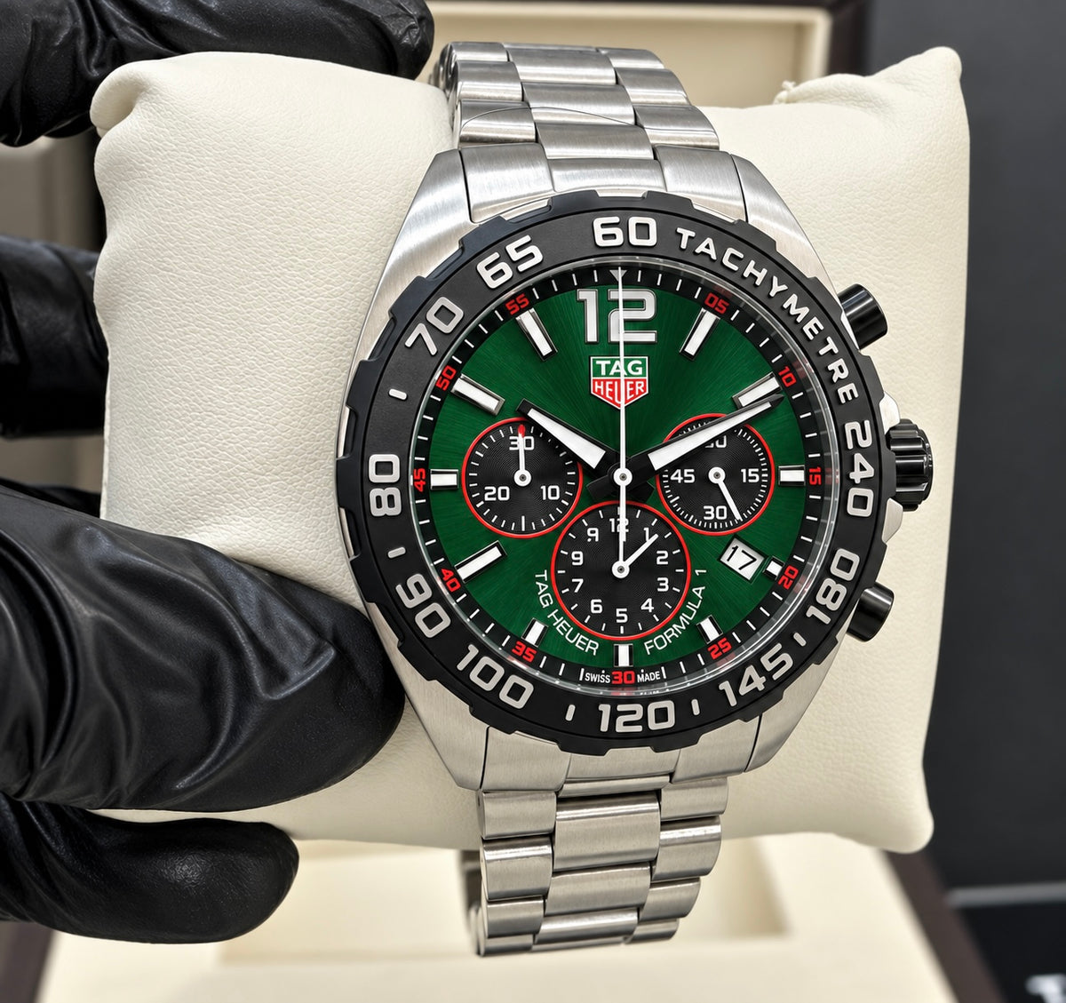 Reloj F1, AAA, Quartz, verde