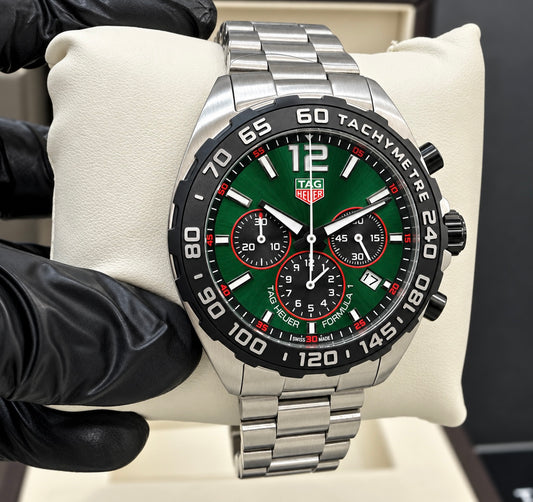 Reloj F1, AAA, Quartz, verde