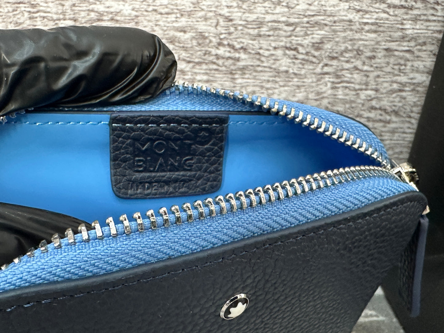 Neceser de viaje Mont B interior azul