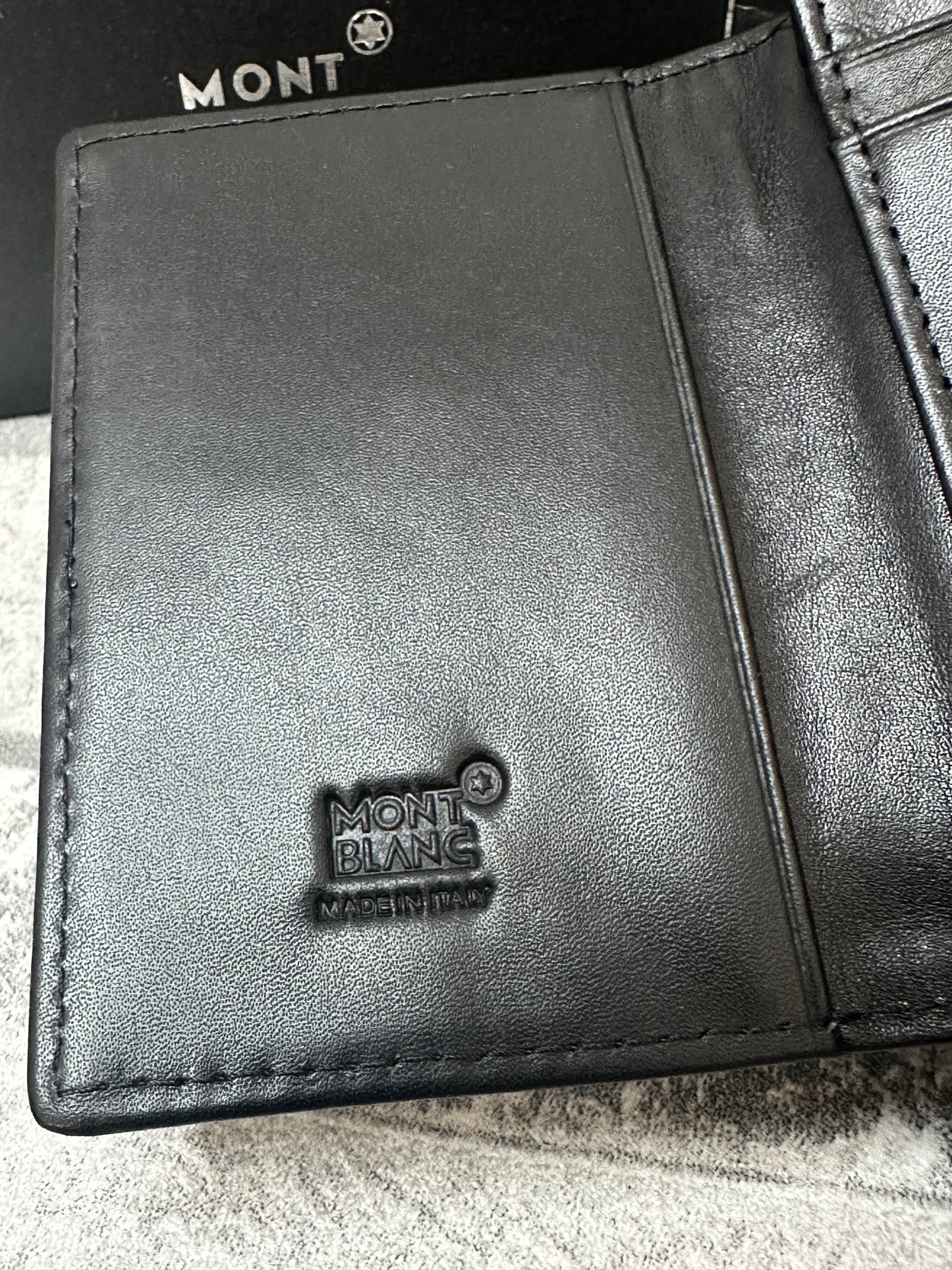 Cartera Bifold de piel genuina M0ntbl4nc