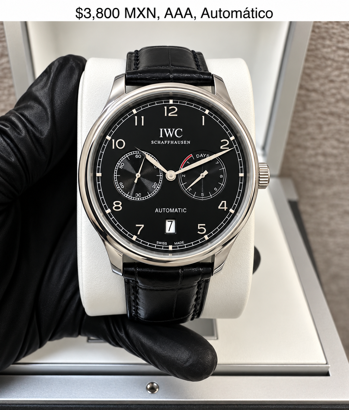 Reloj 1WC Portu Automático negro