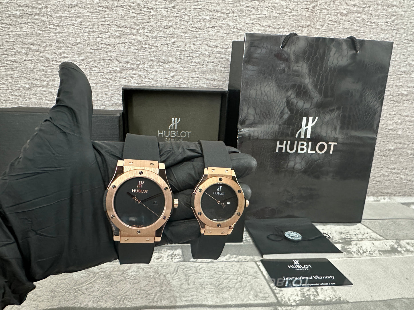 Reloj Hub10t AAA Quartz color oro rosa Dama