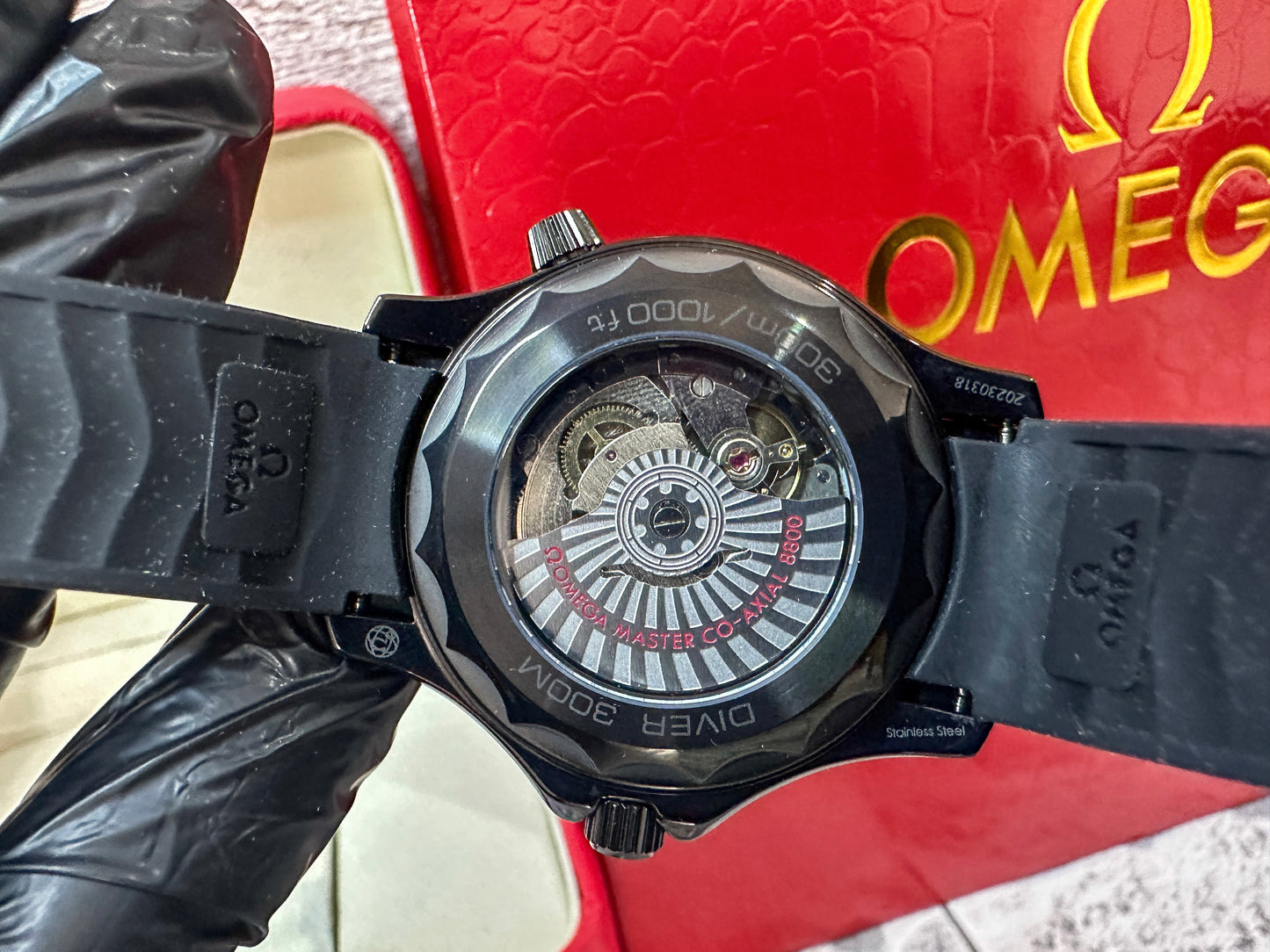 Reloj Sea Master Diver Negro, AAA, Automatico