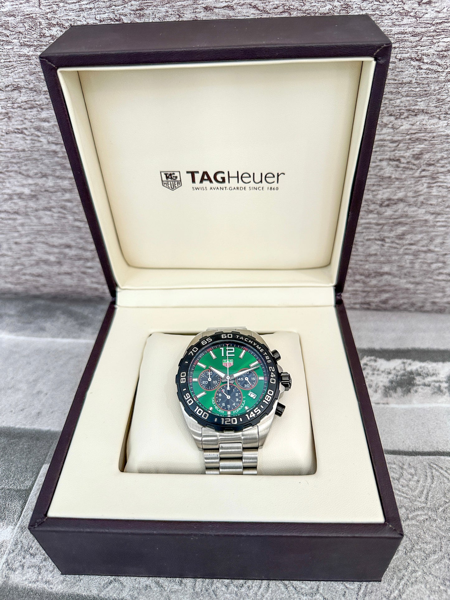 Reloj F1, AAA, Quartz, verde