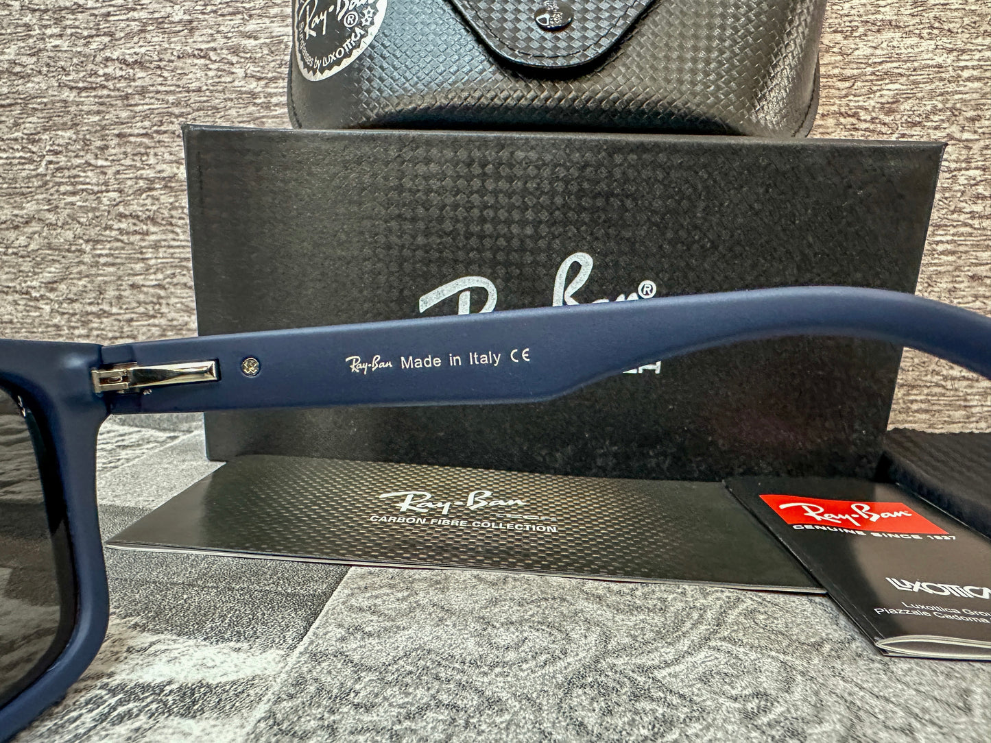 Lentes de sol Ray B. Wayfarer azules