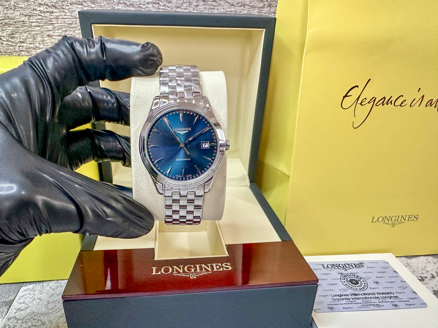 Reloj LONG Flag Ship azul