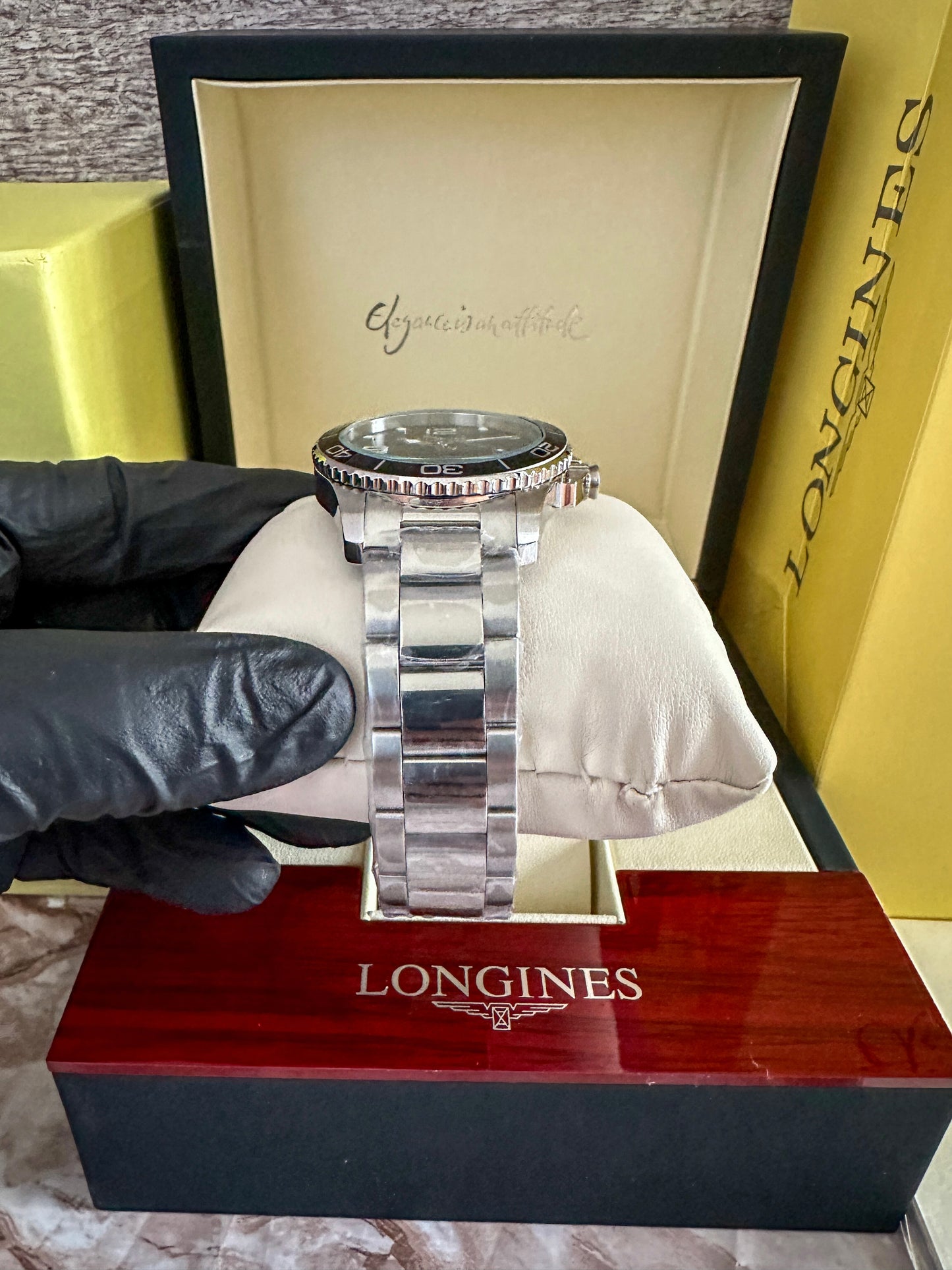 Reloj Long. Hydroconquest AAA, Automático, negro