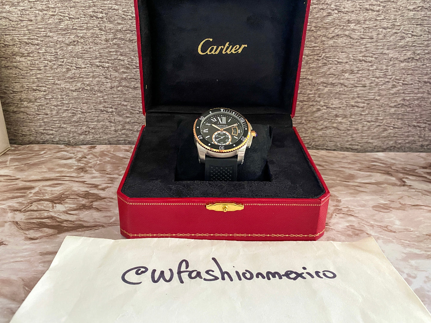 Calibre Diver AAA Automático correa de caucho