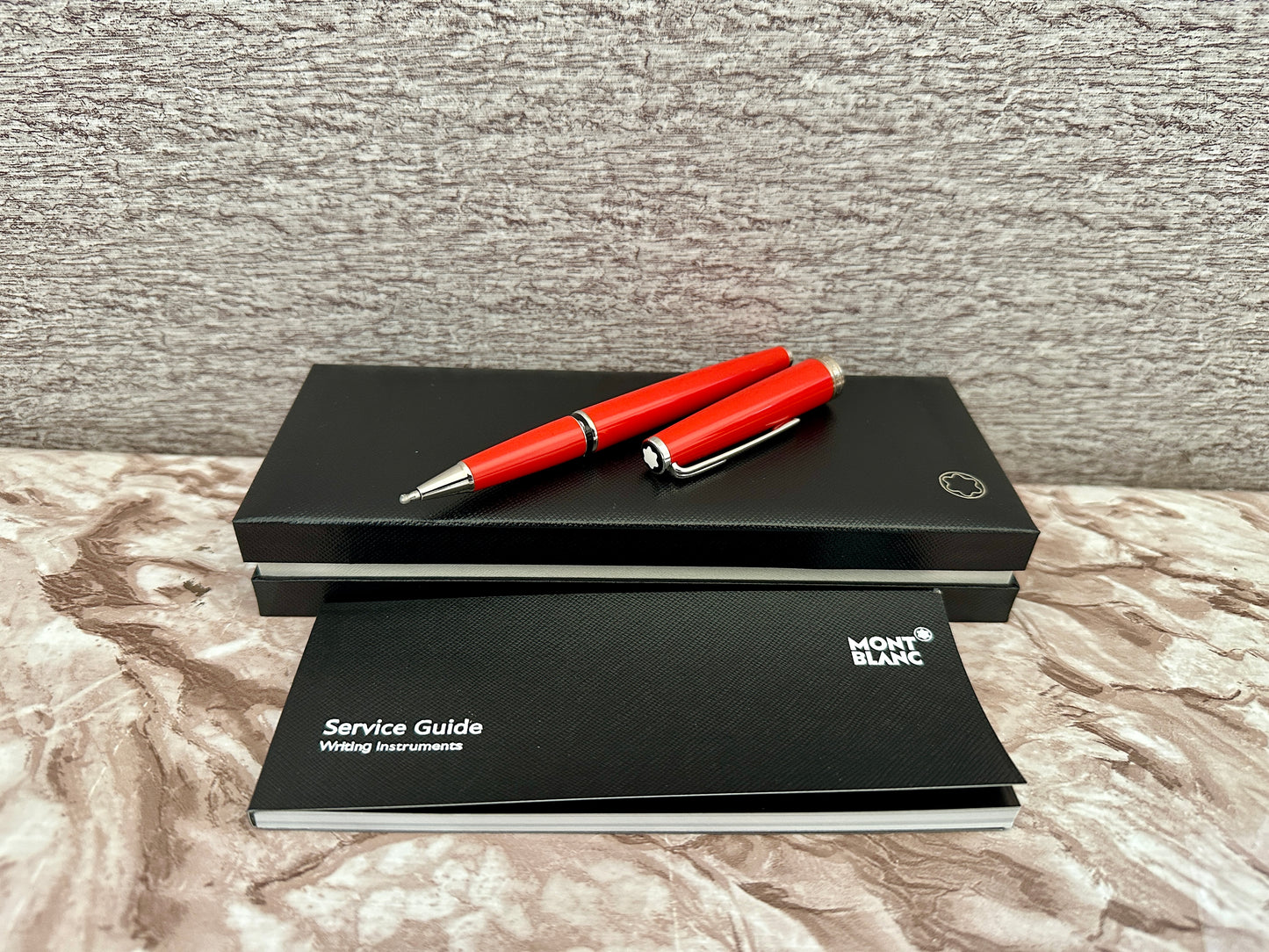 Pluma MB Rollerball PIX roja