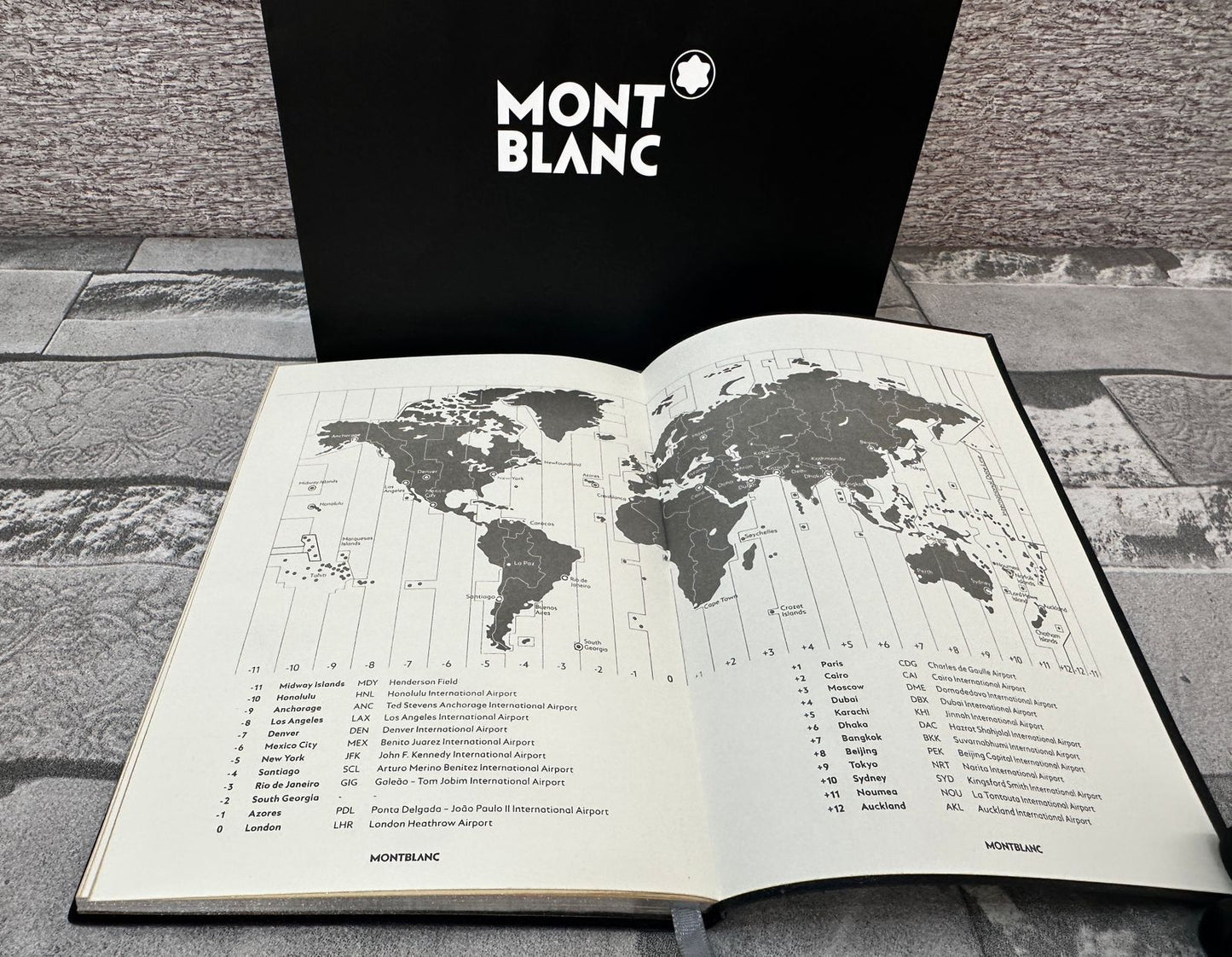 Cuaderno de escritura color azul Mont