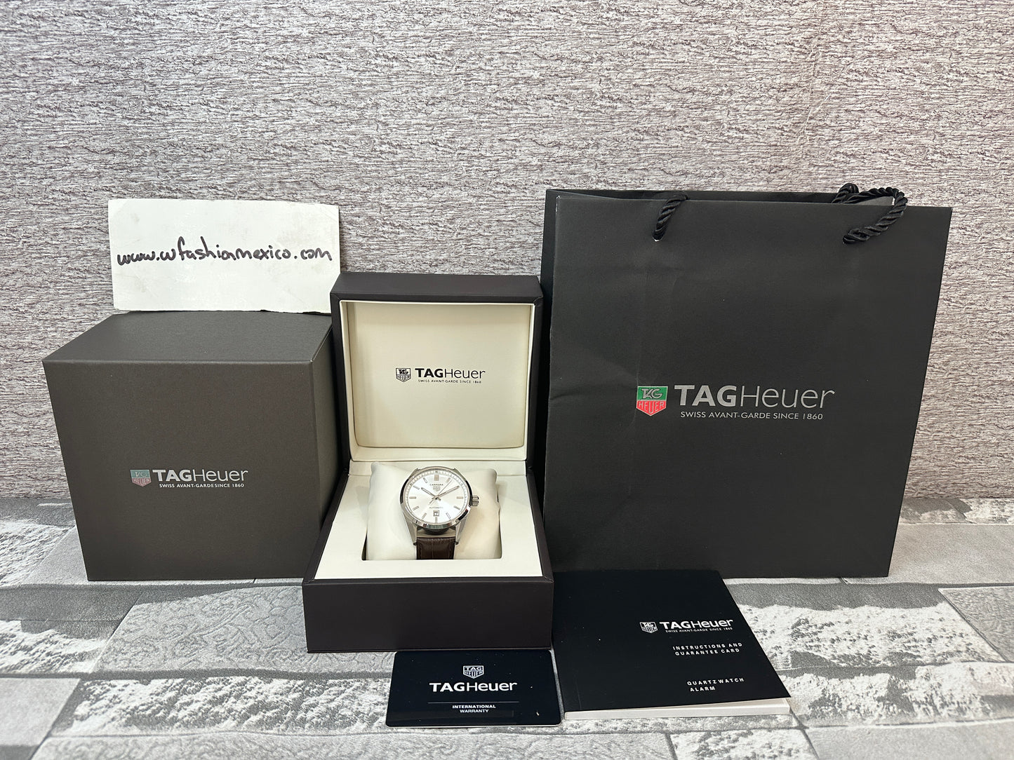 Reloj Carrera AAA Automático Correa de piel café