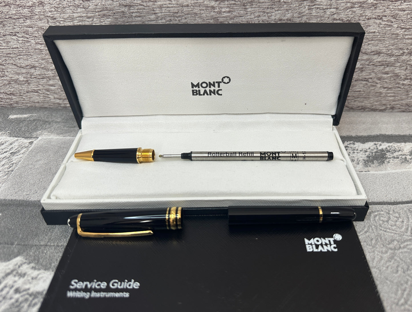 Pluma clásica MB tipo rollerball