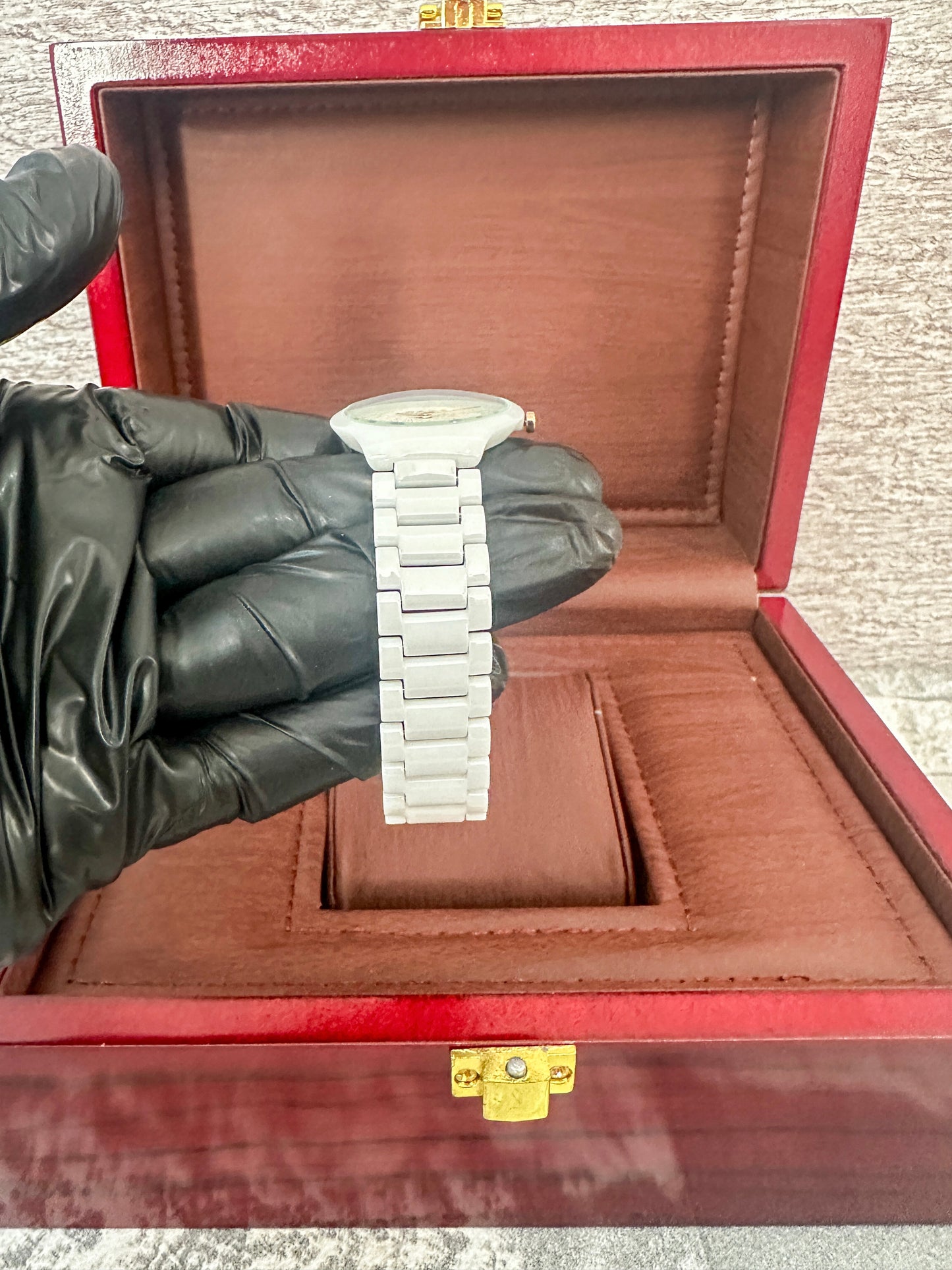 Reloj RAD0 blanco 30 mm para dama