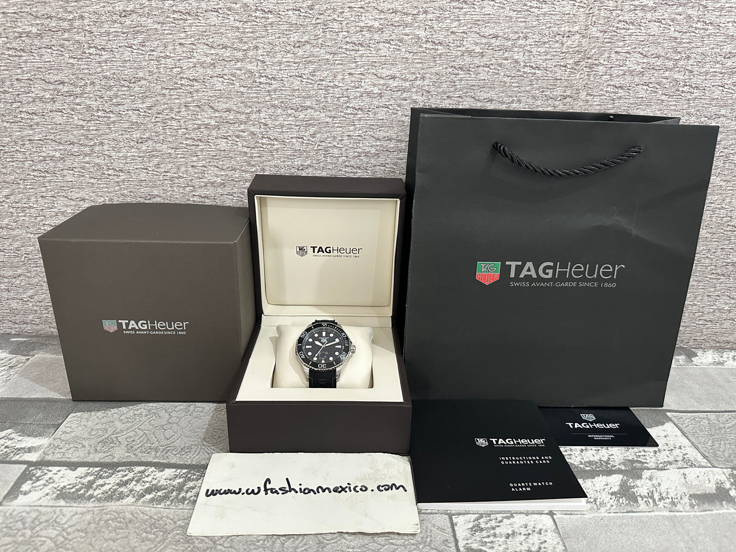 Reloj Aqua Racer AAA Automático negro con caucho