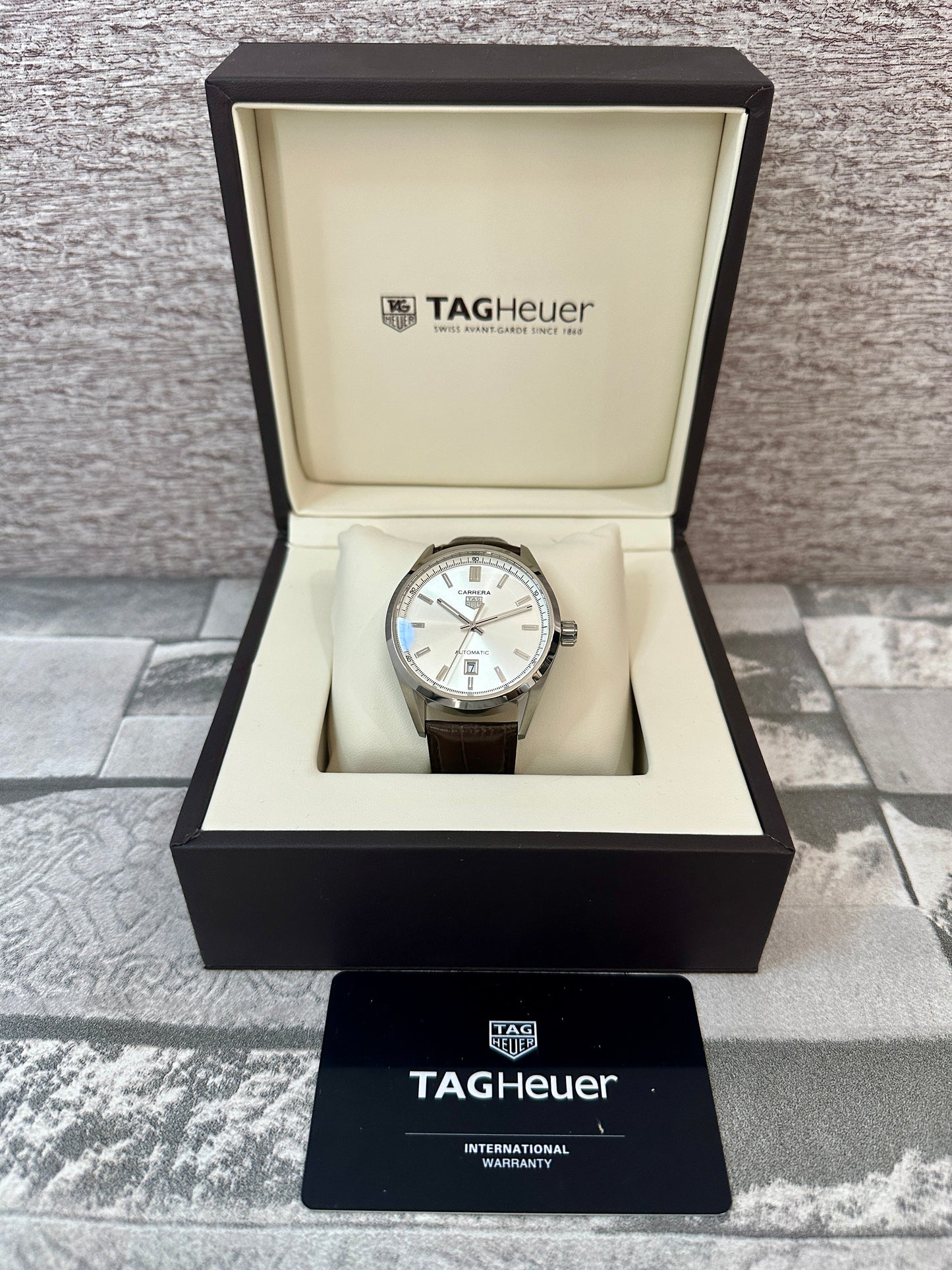 Reloj Carrera AAA Automático Correa de piel café