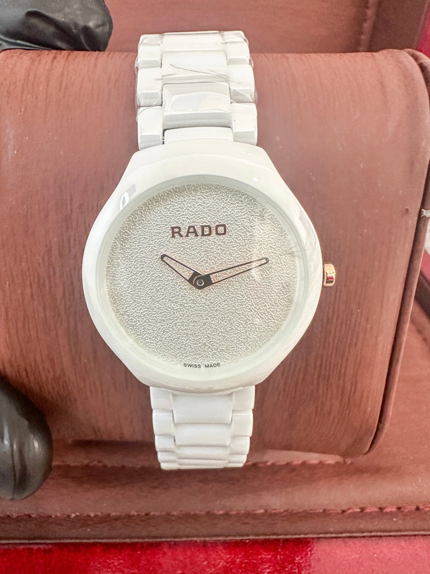 Reloj RAD0 blanco 30 mm para dama