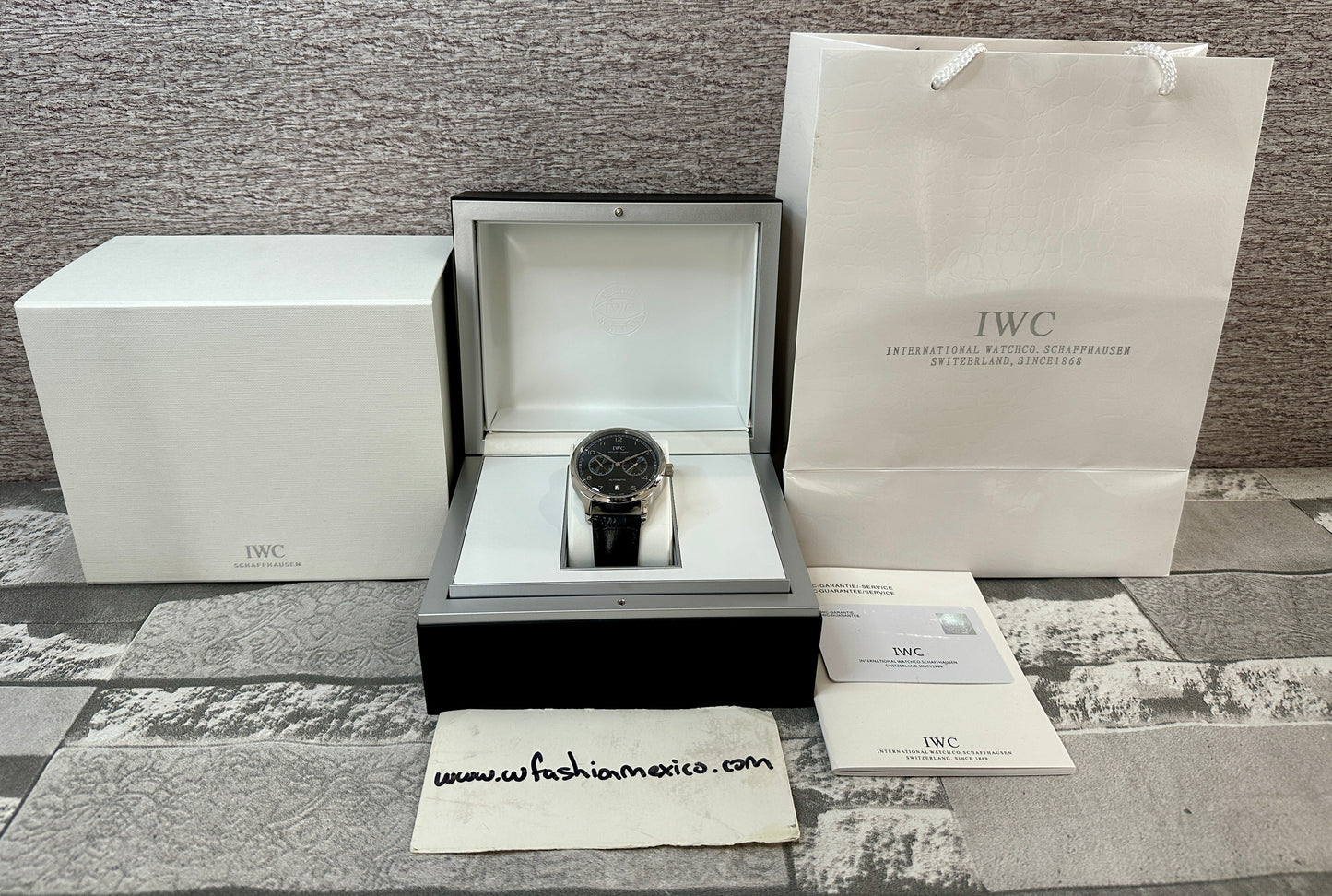 Reloj 1WC Portu Automático negro