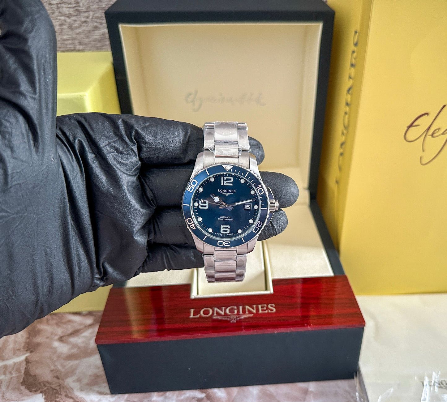 Hydroconquest AAA, Automático, azul