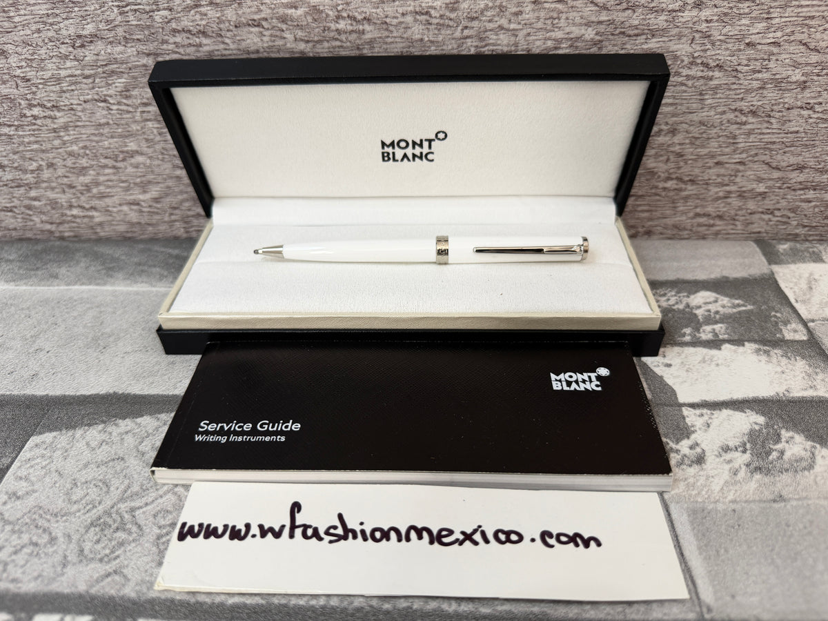 Pluma MB bolígrafo PIX blanca