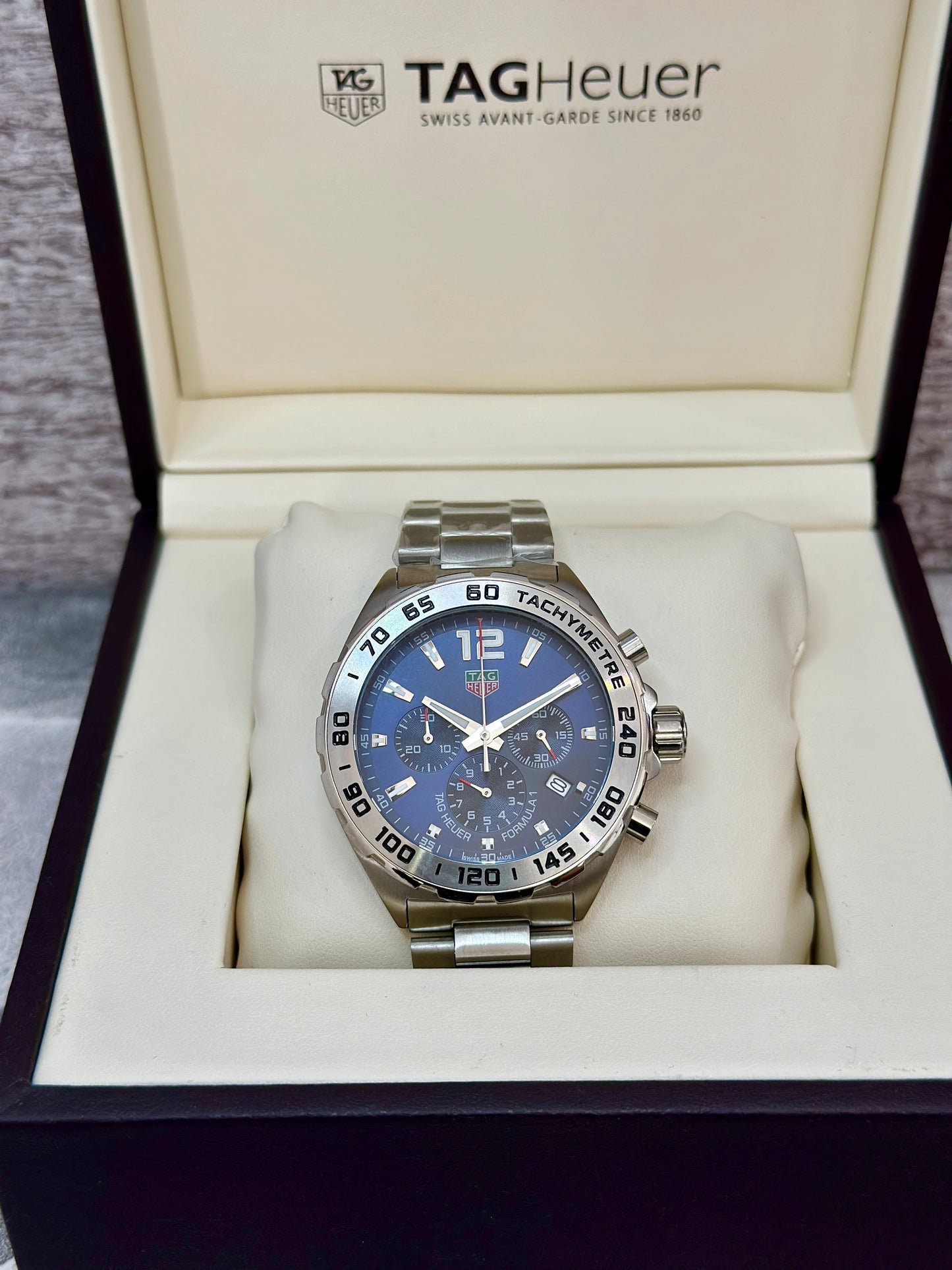 Reloj  F1 Azul AAA Quartz