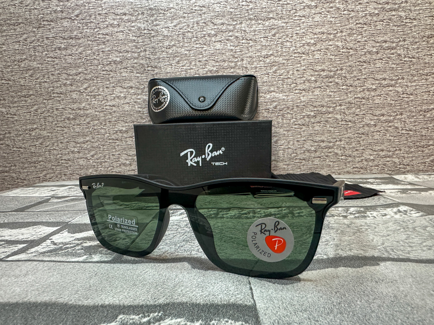 Lentes de sol Ray B. Verde polarizado