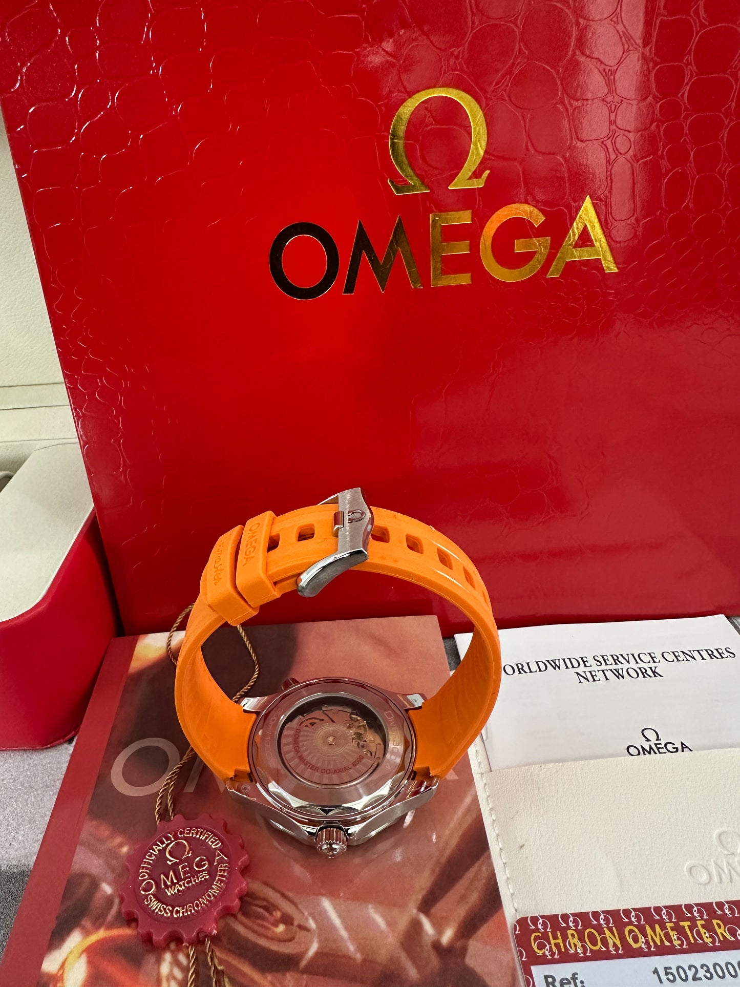 OM Sea Master Diver naranja