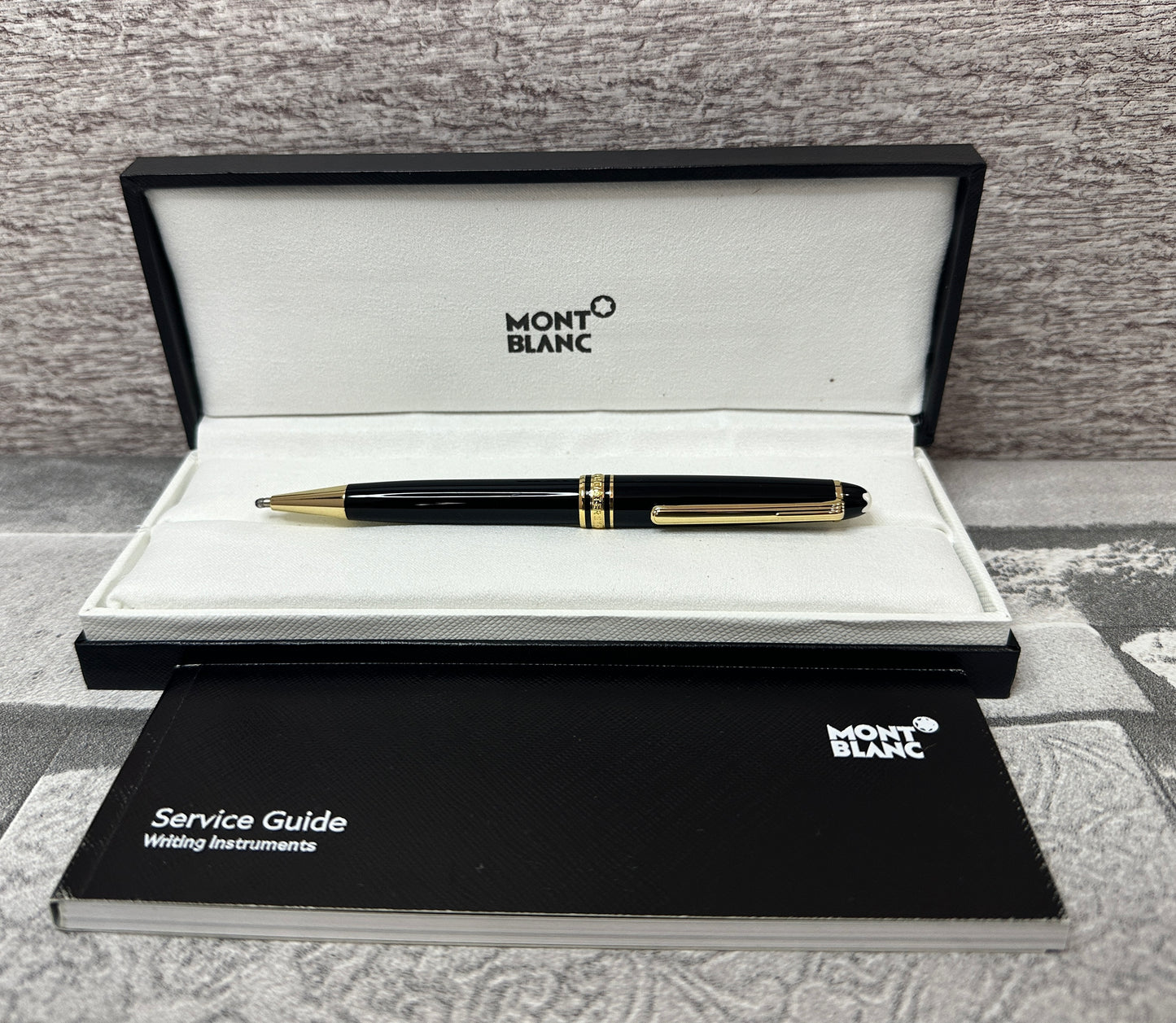 Pluma clásica MB tipo bolígrafo