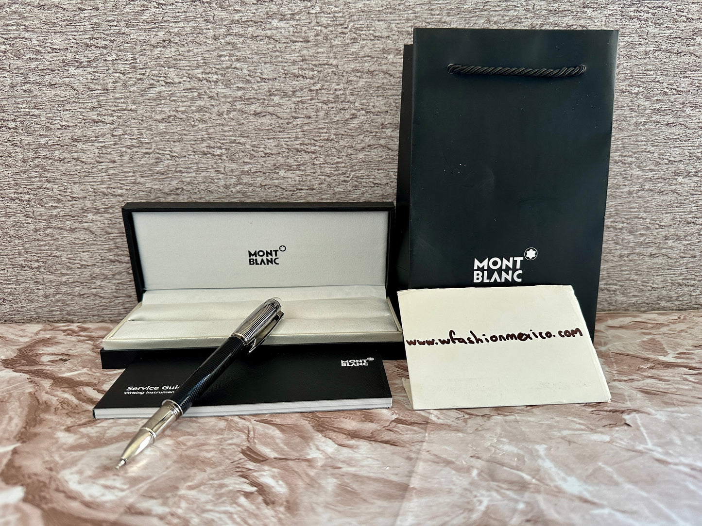 Rollerball Starwalker MB negro con plateado