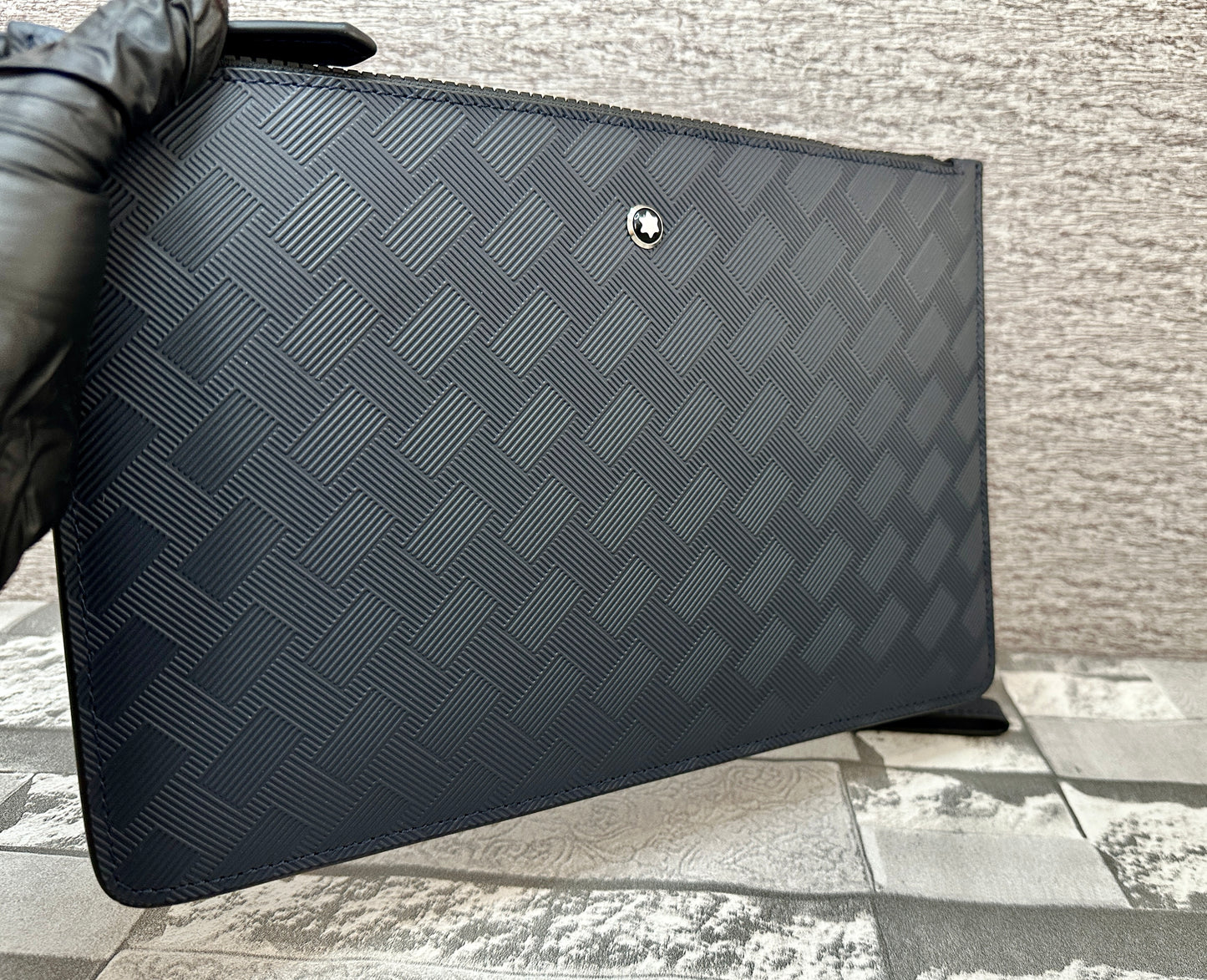 Bolsa de mano tipo Clutch Extreme MB color azul