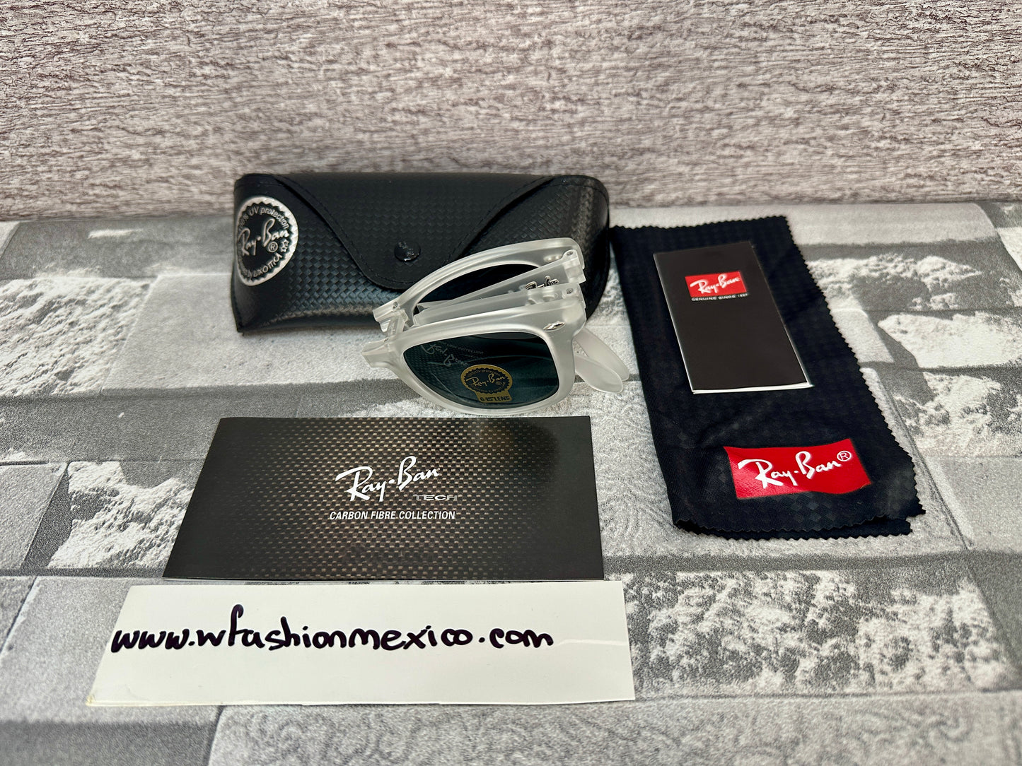 Lentes de sol Ray B. Wayfarer plegables