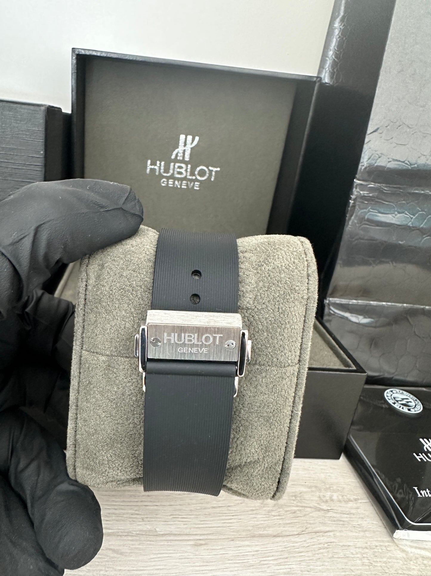 Reloj Hub10t Classic  AAA Automático color acero