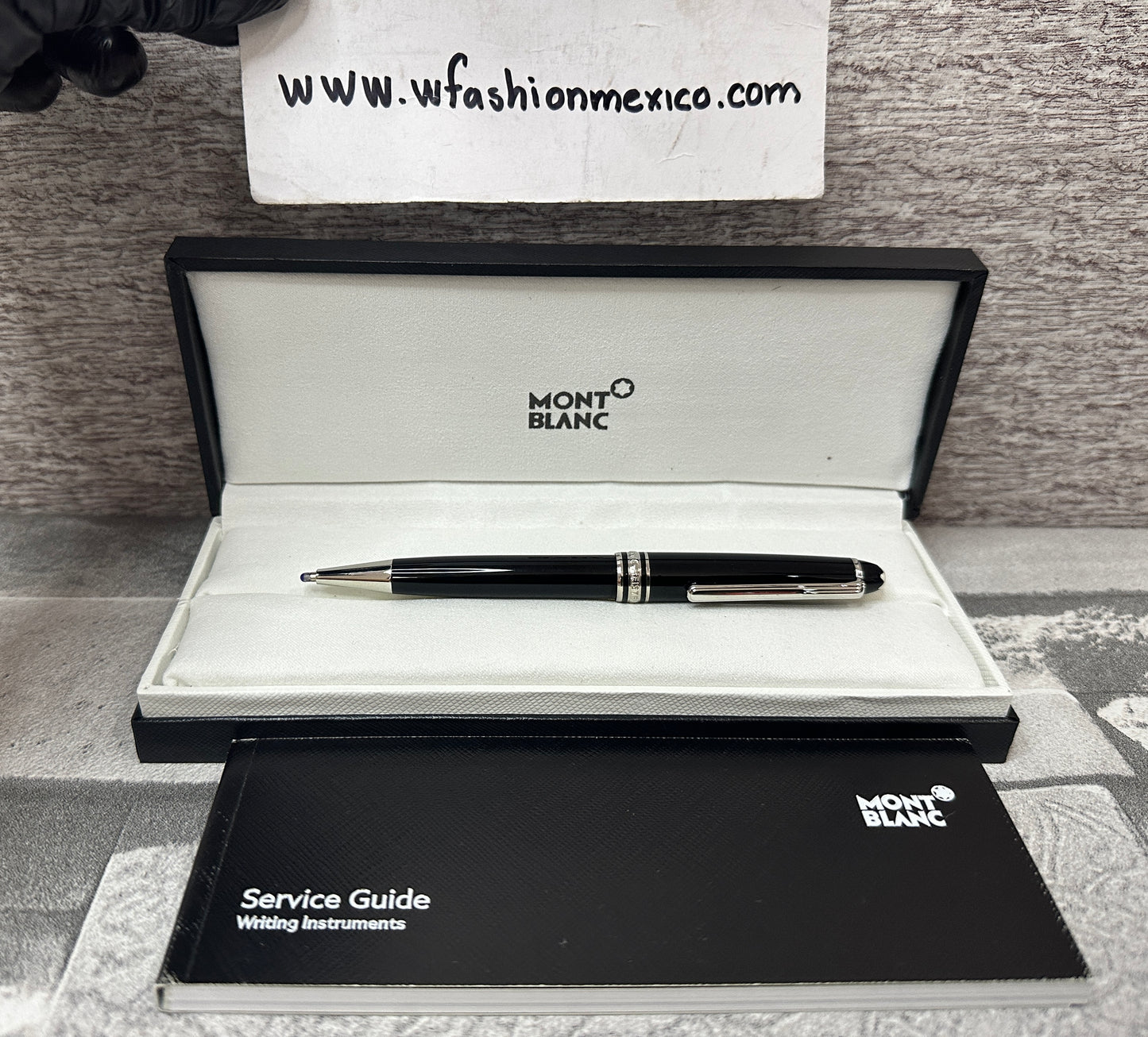 Pluma clásica MB tipo bolígrafo