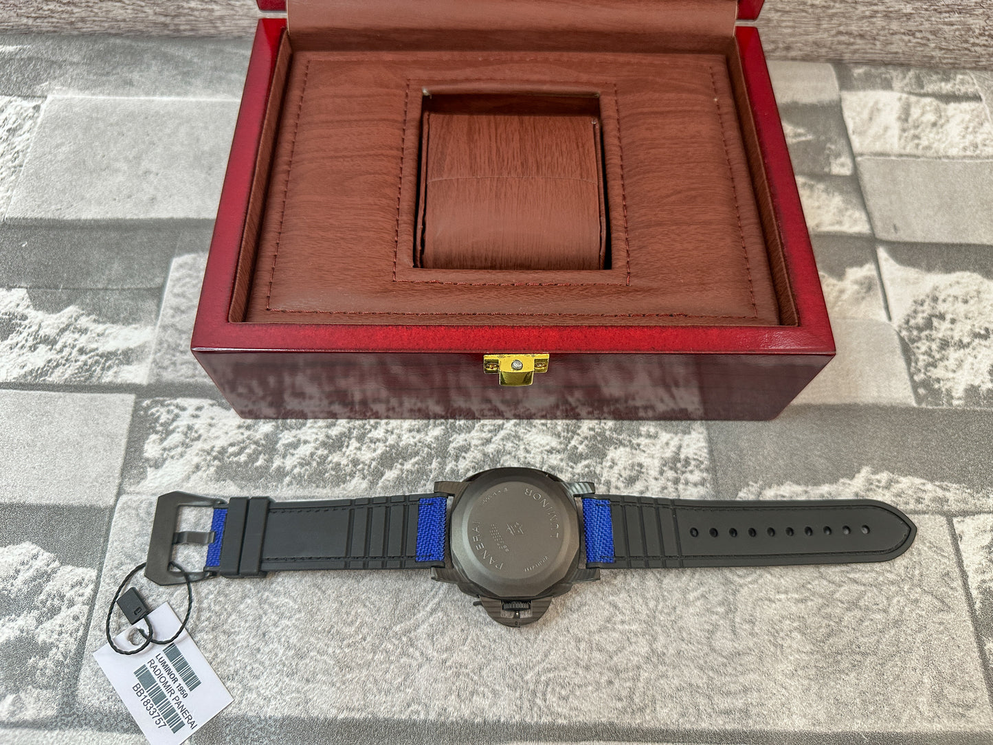 Reloj Pane Lunna Rosa Carbón AAA Automático