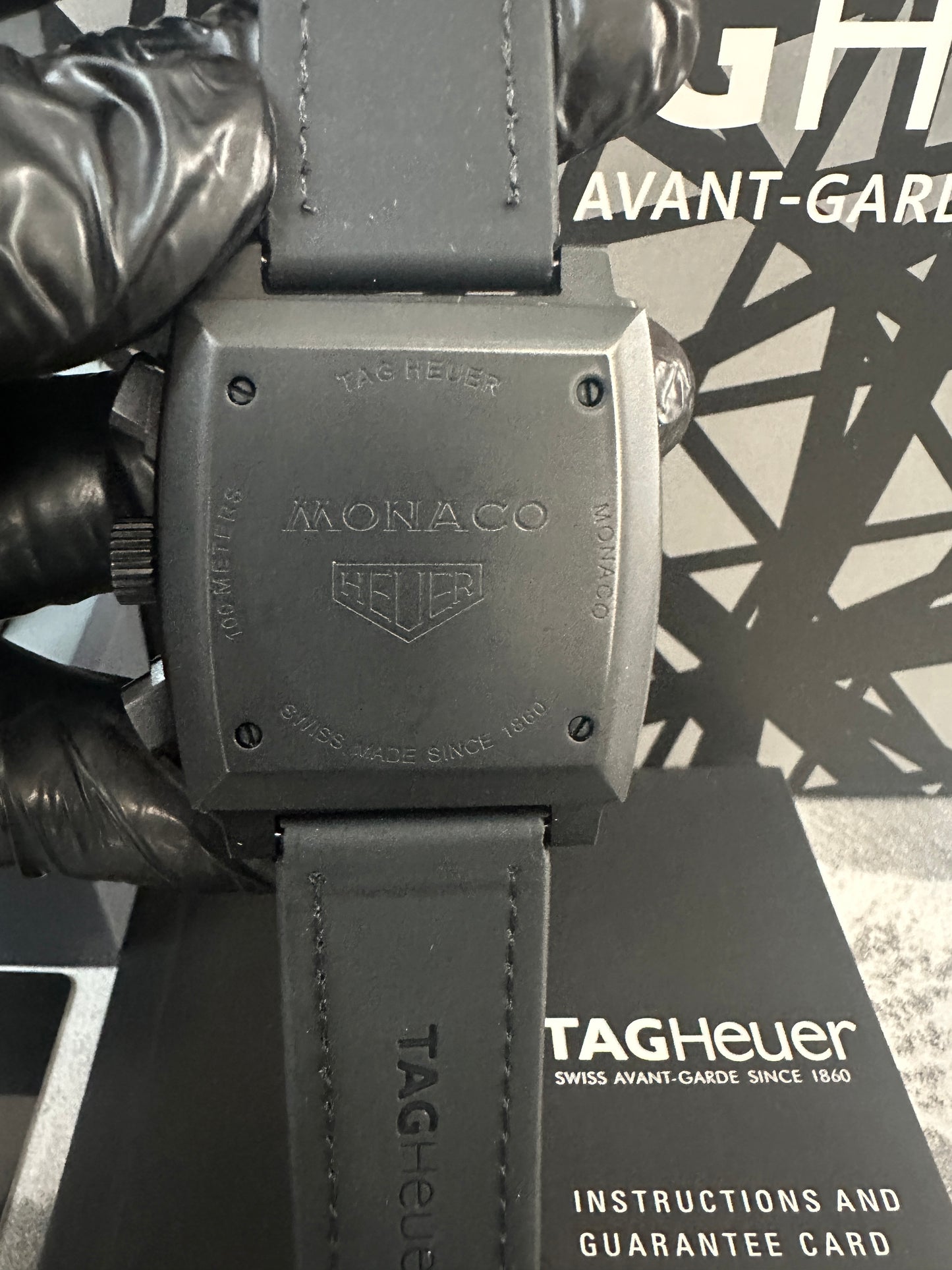 Reloj Monaco negro carbón , AAA
