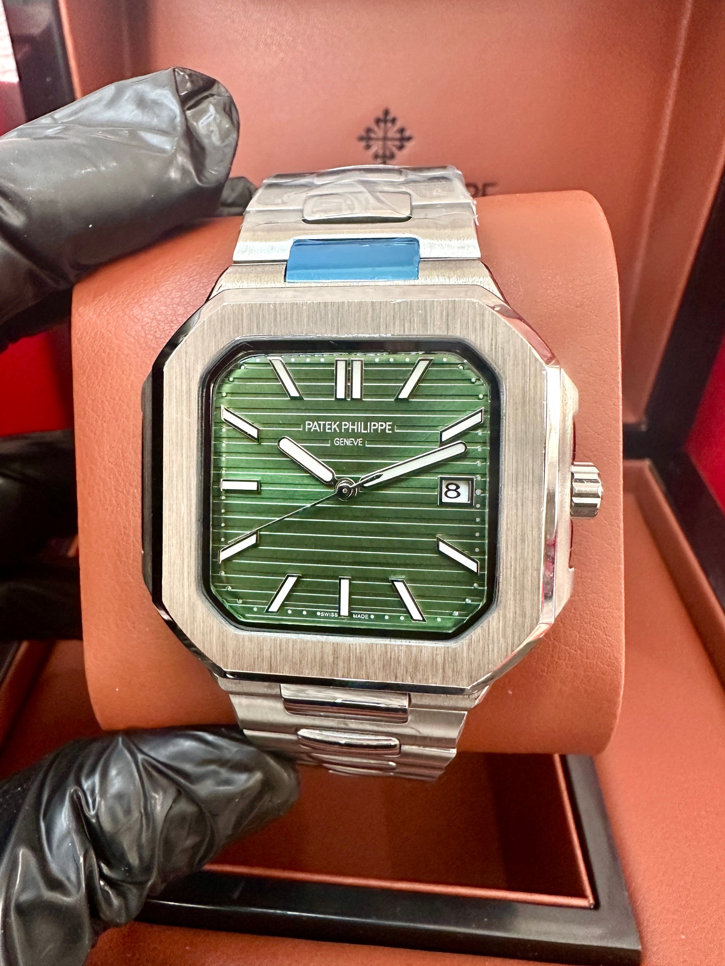 Reloj P4tek Cubit verde AAA Automático