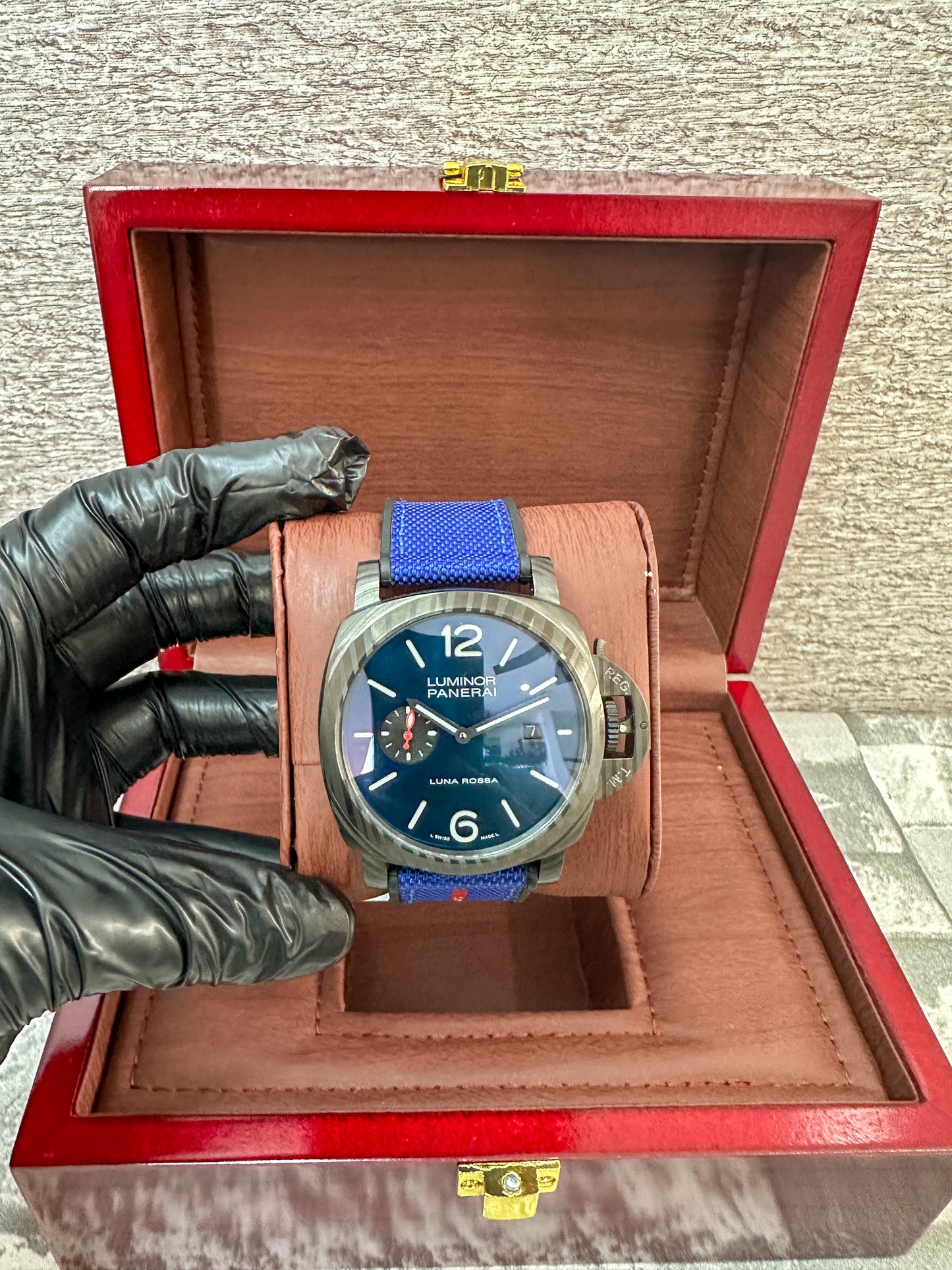 Reloj Pane Lunna Rosa Carbón AAA Automático