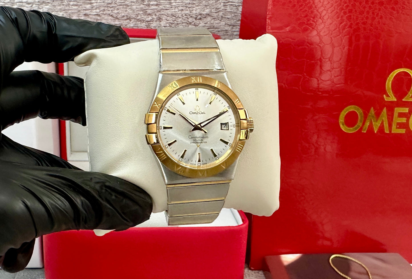 Reloj Constellation, AAA, Automático, color oro acero