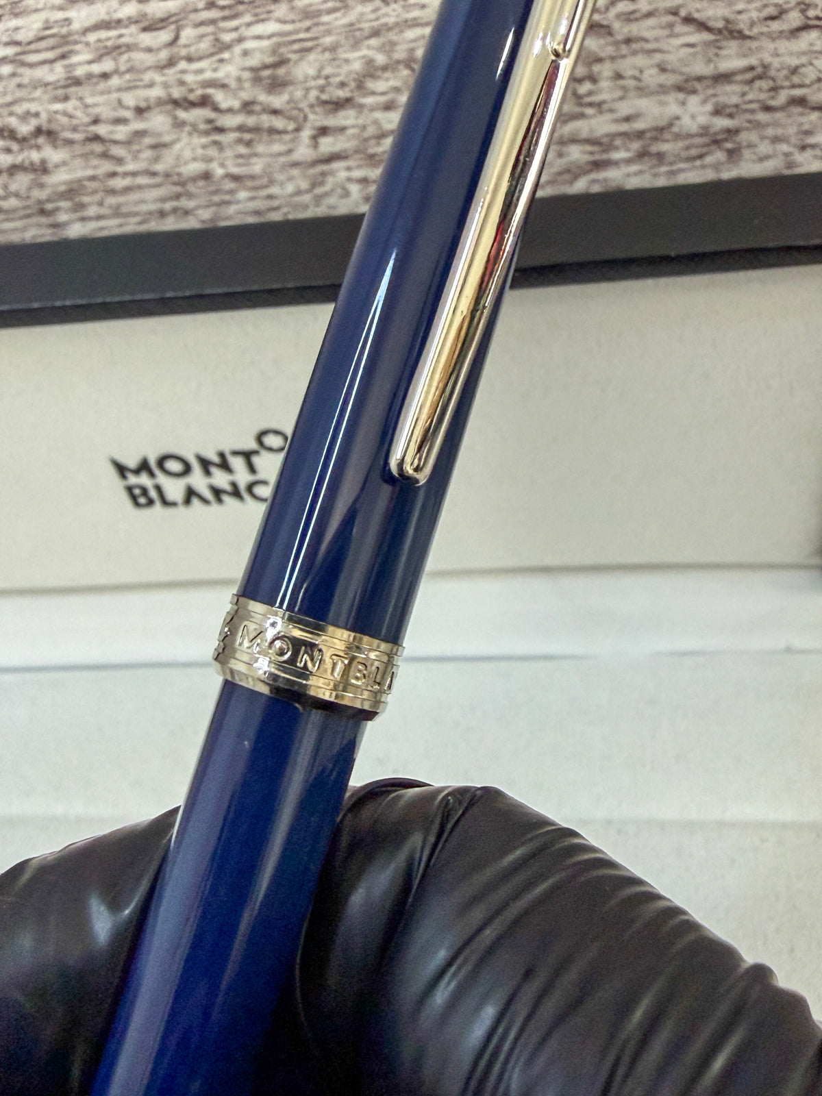 Pluma MB bolígrafo PIX azul