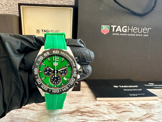 Reloj F1, AAA, Quartz, verde