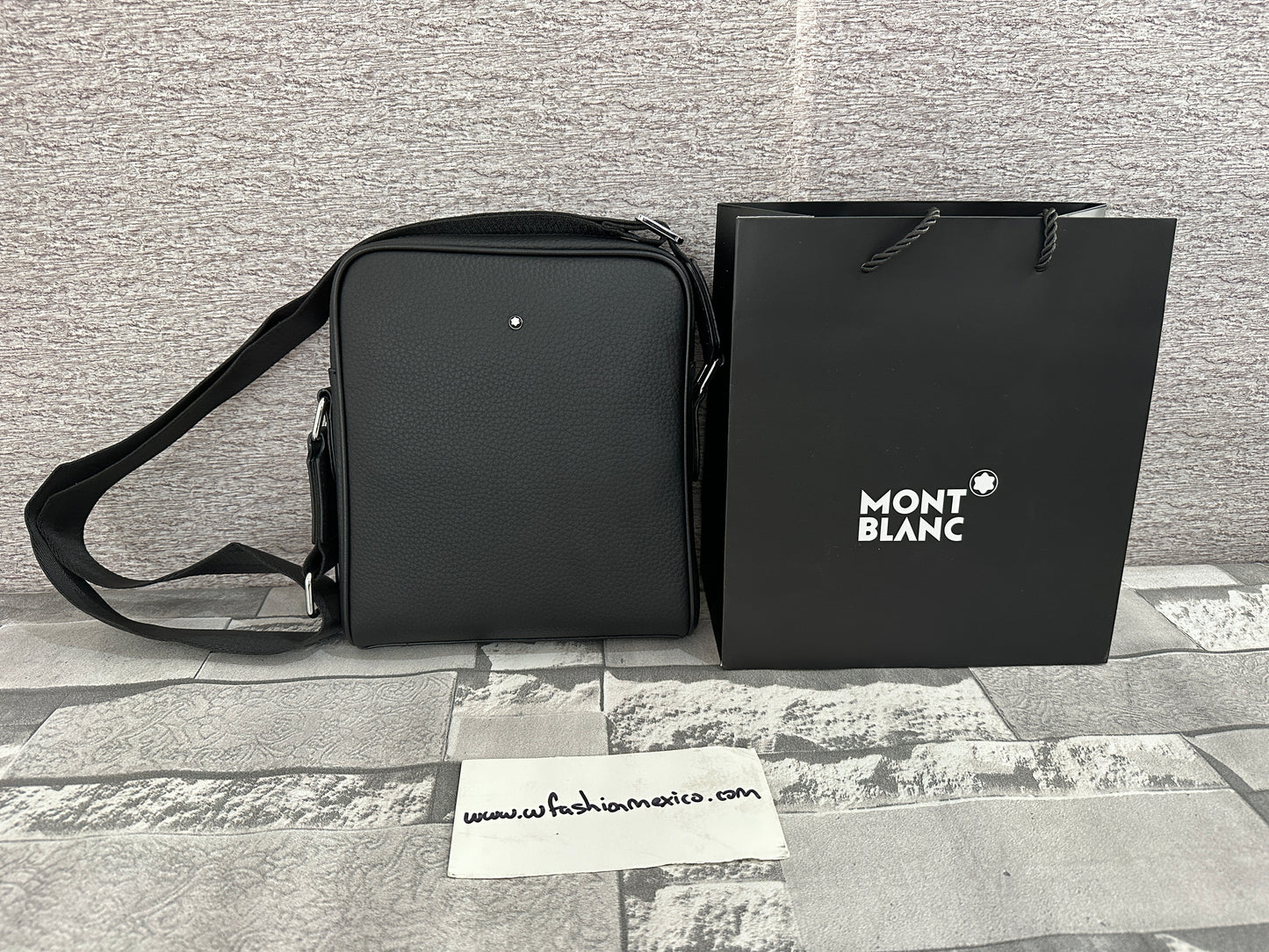 Bolsa cross tipo Mar1conera de Piel Genuina MB