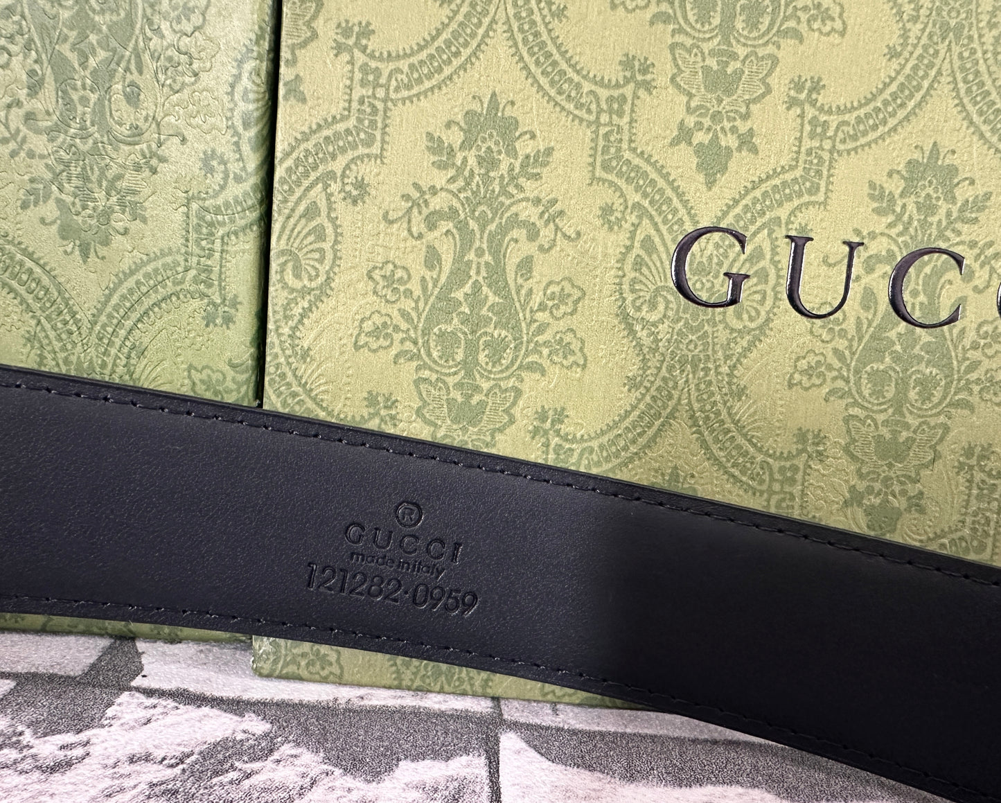 Cinturón GG Color negro