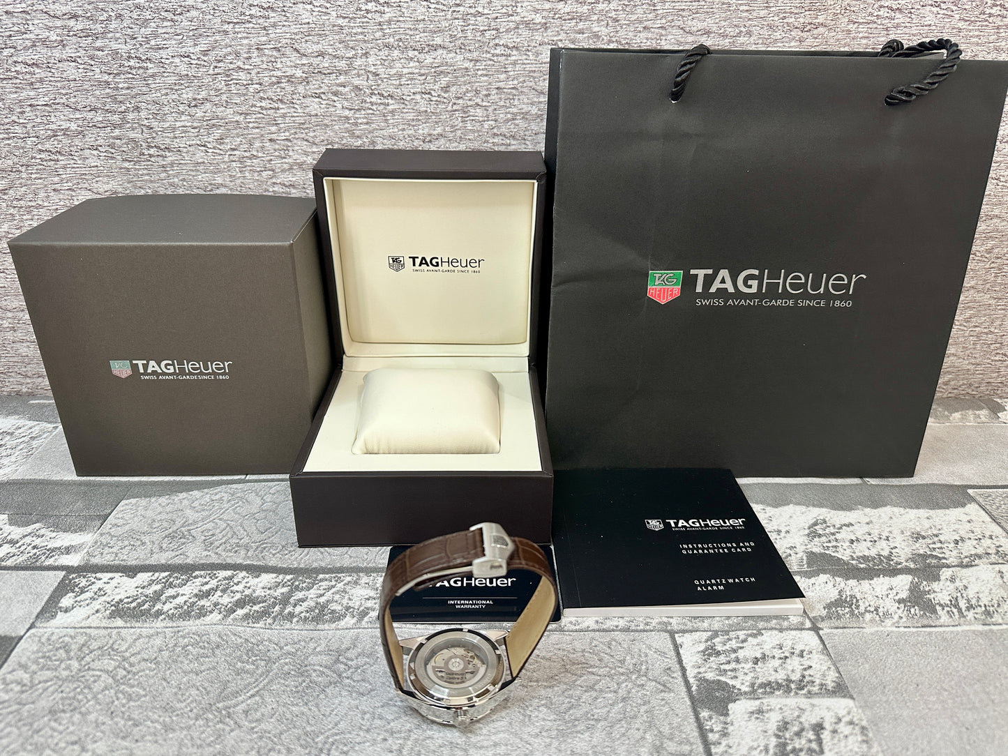 Reloj Carrera AAA Automático Correa de piel café