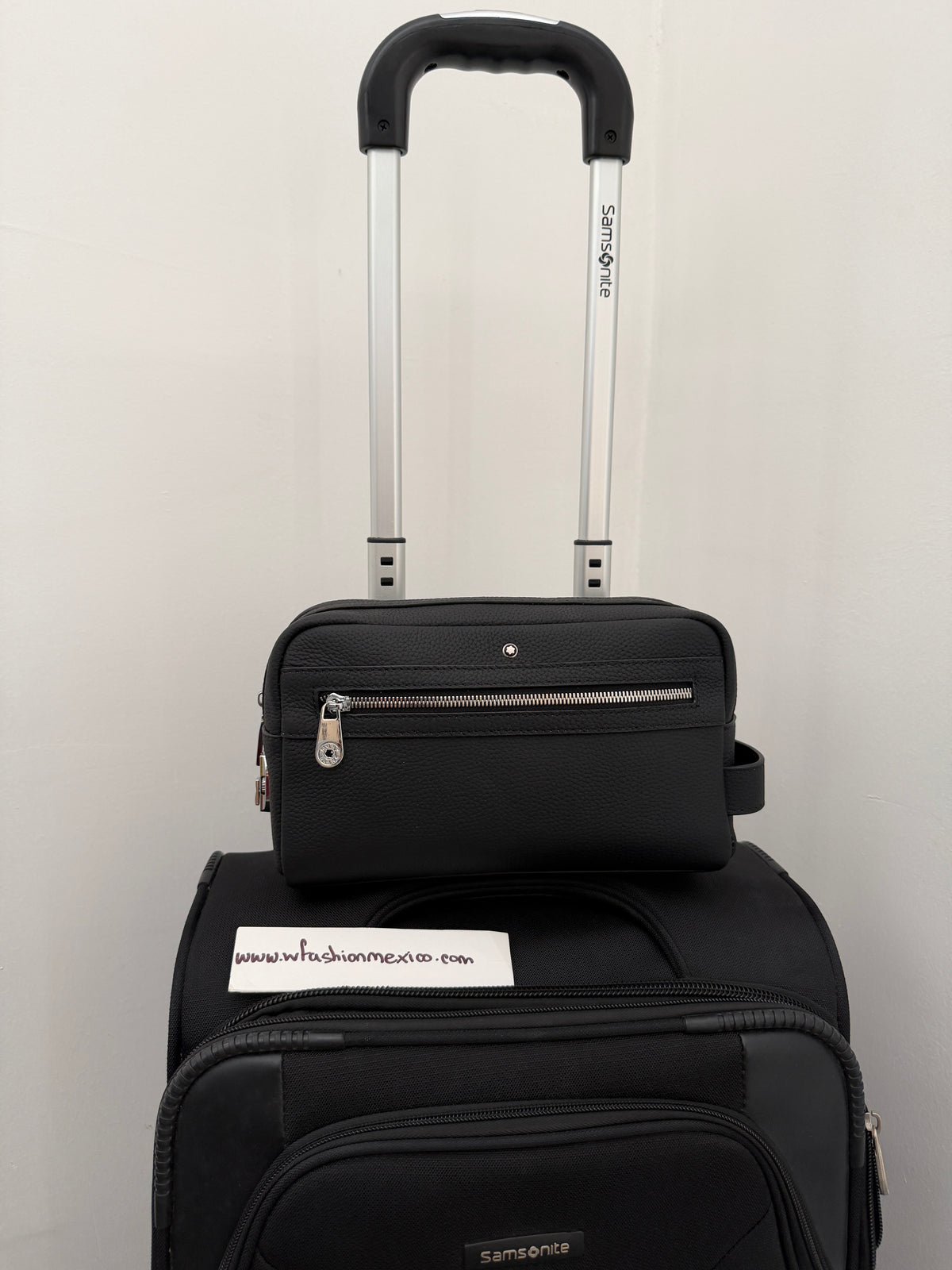 Neceser MB negro con ajuste para maleta Carry On