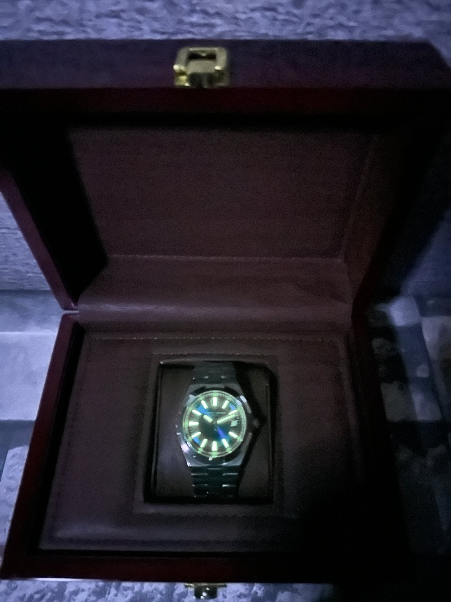 Reloj Vach3r0n Overseas Automático color azul