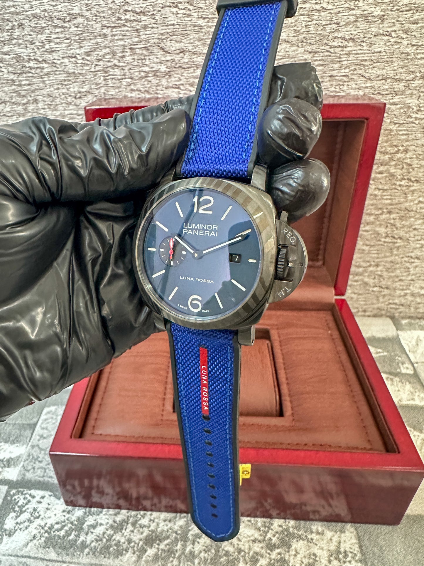 Reloj Pane Lunna Rosa Carbón AAA Automático