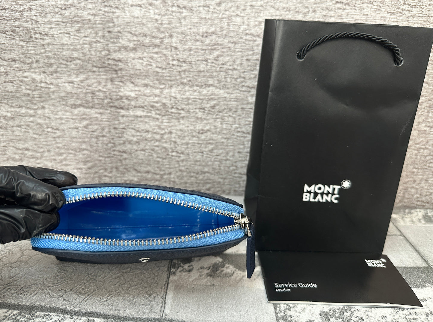 Neceser de viaje Mont B interior azul